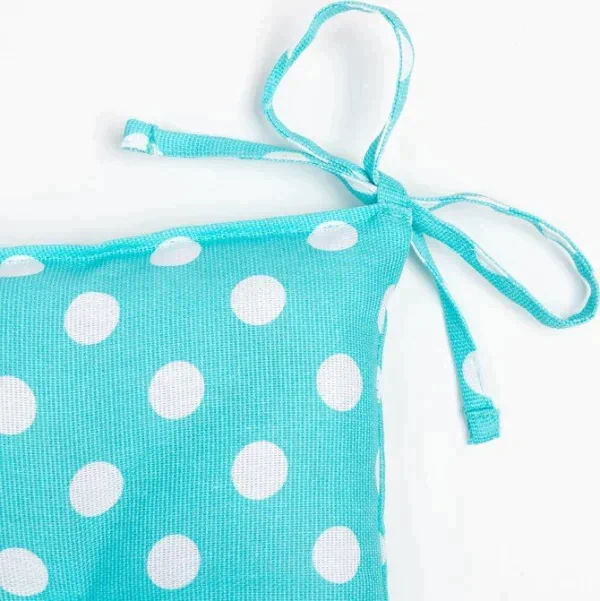 Сидушка на стул "Доляна" Мятная карамель 42х42х7см, 100% хлопок, 165 г/м2