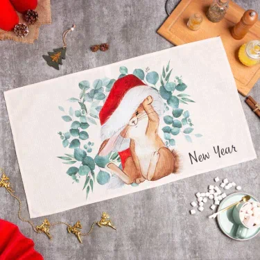 Полотенце "Этель" Happy year 40х73 см, 100% хл, вафля 160 г/м2
