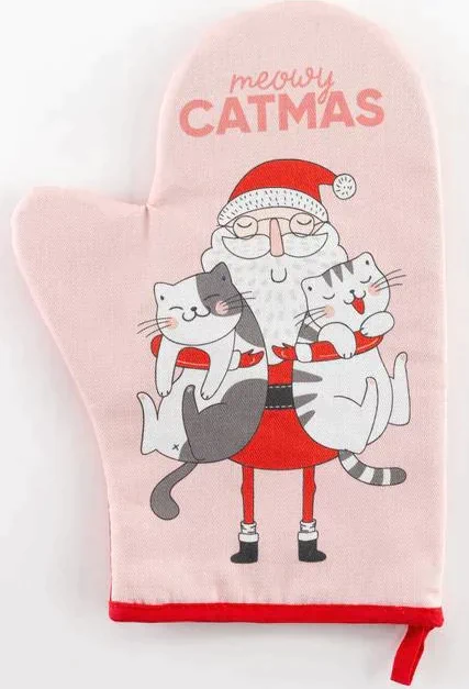 Варежка-прихватка "Catmas" 20х28см, саржа, 100% х/л, ватин 250г/м2