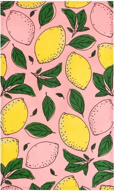 Набор кухонных полотенец Доляна Citrus mix 35х60см-4шт, 100% хл