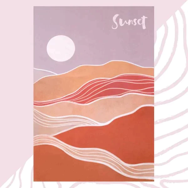 Полотенце пляжное Этель Sunset 96х146 см, 100% хлопок