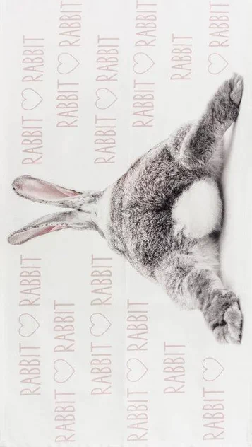 Полотенце "Этель" Funny bunny 40х73 см, 100% хл, саржа 190 гр/м2