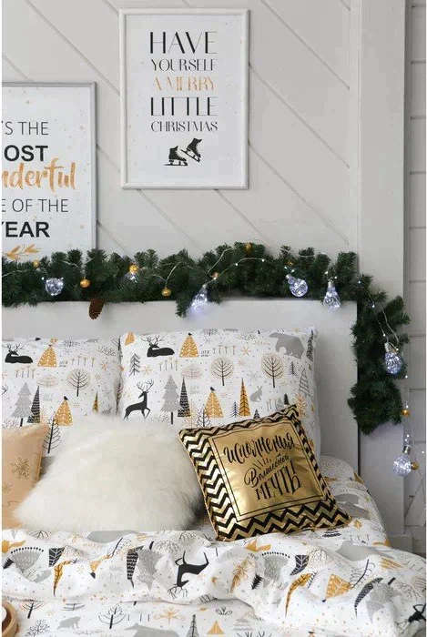 Постельное бельё Этель 1.5 сп Let it snow (вид 1) 143х215 см, 150х214 см, 70х70 см - 2 шт