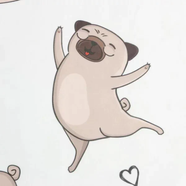Комплект тюлей "Этель" Lovely dogs, 145*260 см-2 шт, вуаль