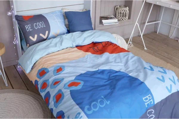 Постельное бельё «Этель» 1.5 сп Be cool 143*215 см, 150*214 см, 50*70 см -1 шт,100% хл, бязь