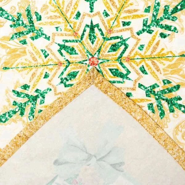 Набор столовый Этель "Golden Christmas" скатерть 150*180 +/-3см с ГМВО, салф.40х40см - 8шт,