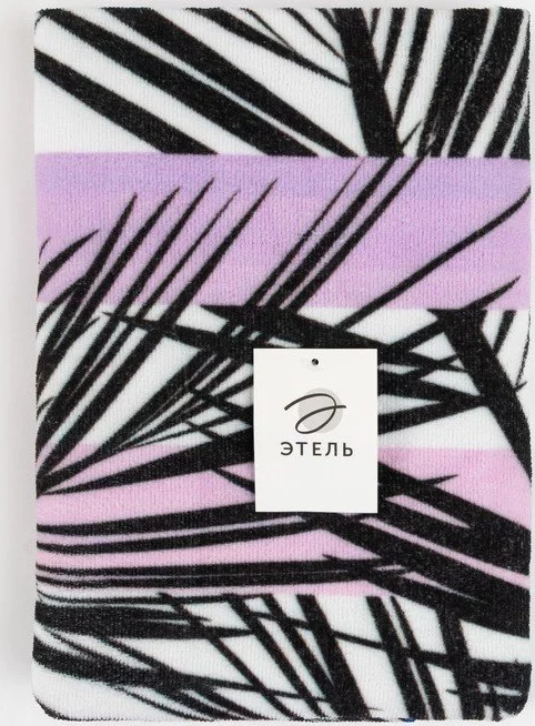 Полотенце пляжное Этель "Cyber tropic" 70*140 см, 100%п/э, 250гр/м2,