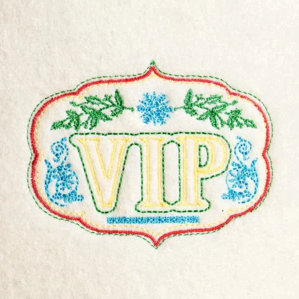 Банная шапка с вышивкой "VIP"
