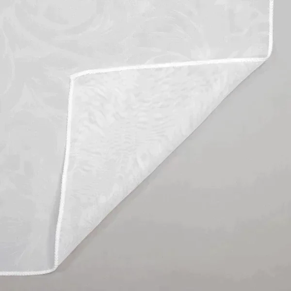 Тюль, размер 300х260 см, тиснение вензель, цвет белый, вуаль