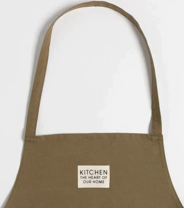 Фартук Этель Kitchen 60х70 см, цв. зелёный, 100% хл, саржа 220 г/м2