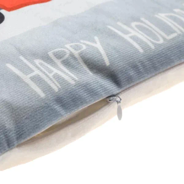 Новогодняя наволочка декоративная Этель "Happy Holidays" 40 х 40 см, 100% п/э