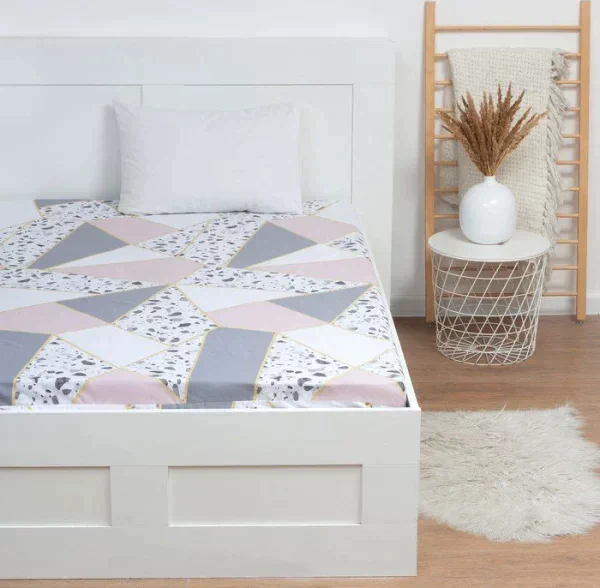 Простыня на резинке LoveLife 160*200*25см, 100% хлопок, сатин, 125г/м²