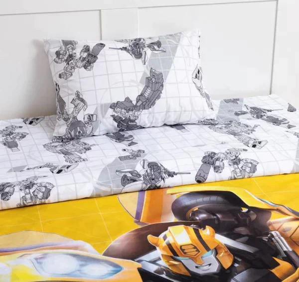 Постельное бельё 1,5 сп «Team» Transformers143*215 см, 150*214 см, 50*70 см -1 шт