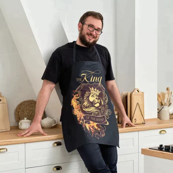 Фартук "Этель" The King of the kitchen  73х71 см, 100% хл, саржа 190 гр/м2