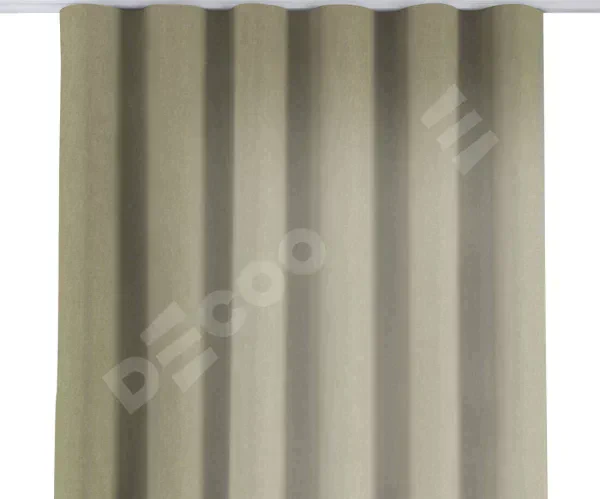 Комплект штор канвас латте, на тесьме «Волна»