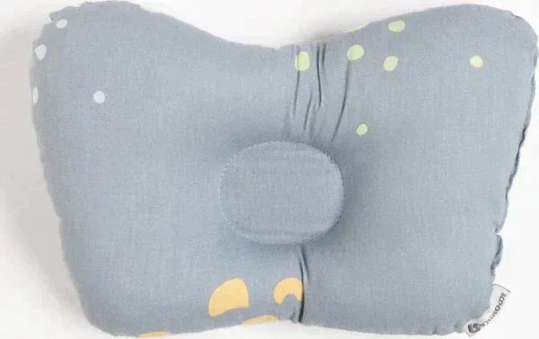 Подушка анатомическая Крошка Я Light gray, 26х22 см, 100% хлопок