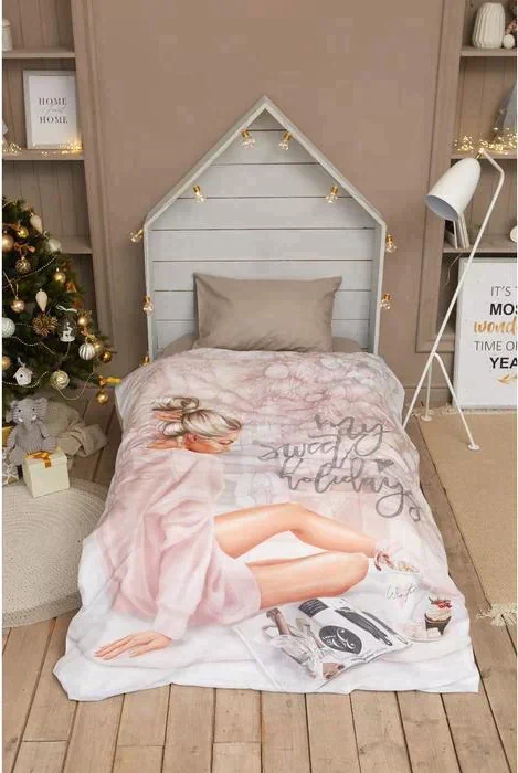 Постельное белье "Этель" 1,5 сп Sweet holidays 143х215 см, 150х214 см, 50х70 см -1 шт, 100% хл, бязь