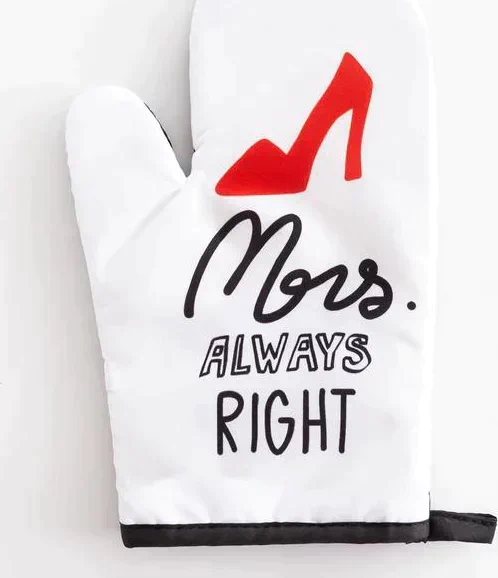 Варежка Доляна "Mrs right" 26*16 см, 100% п/э
