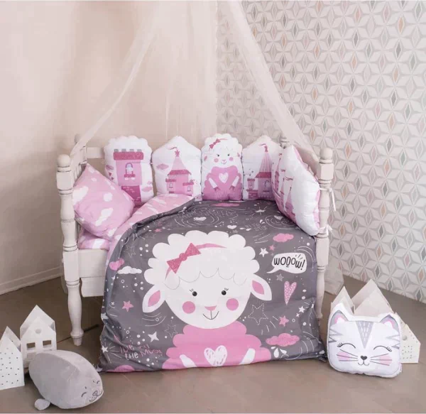 Постельное бельё детское Крошка Я "Little star", 112х147 см, 60х120+20 см, 40х60 см, 100% хлопок