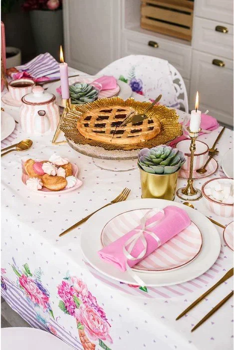 Скатерть "Этель" Сладости 180х147 см, 100% хл, репс 210 гр/м2