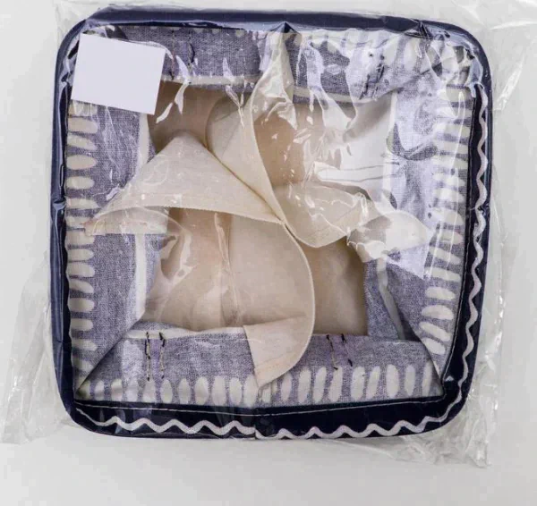 Корзина для хранения с ручками «Тори», 4 ячейки, 20×20×11 см