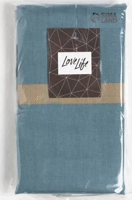 Наволочка LoveLife 70*70см, "Клетка", 100% хлопок, сатин, 125г/м²