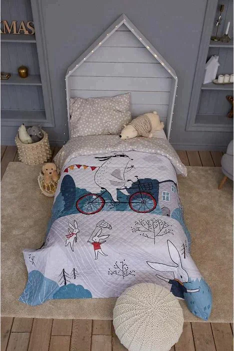 Покрывало "Этель" 2 сп Brave bear, 180*220 см, микрофибра