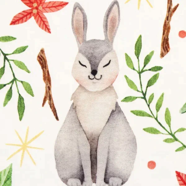 Полотенце "Этель" Rabbit and tree 40х73 см, 100% хл, саржа 190 гр/м2