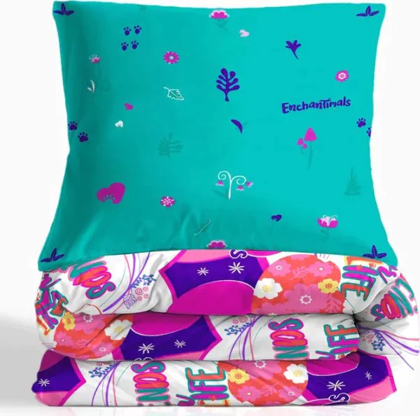 Постельное бельё 1,5сп Enchantimals сердце 145х215, 150х215, 70х70 см-1шт