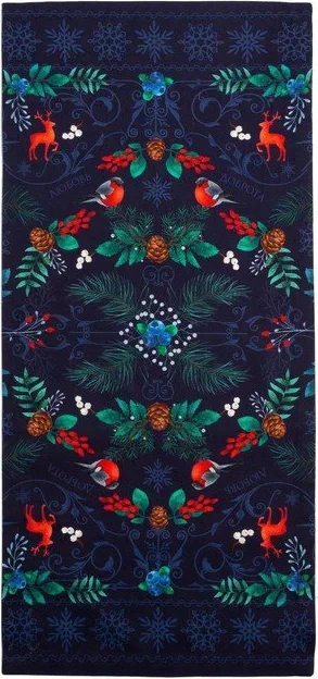 Дорожка на стол "Этель" New Year's botany 30х70 см, 100% хл, саржа 190 гр/м2