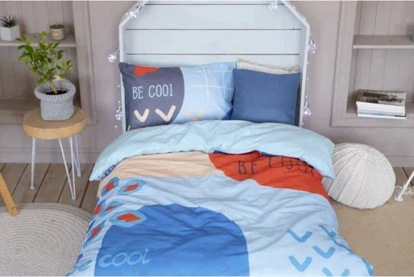 Постельное бельё «Этель» 1.5 сп Be cool 143*215 см, 150*214 см, 50*70 см -1 шт,100% хл, бязь