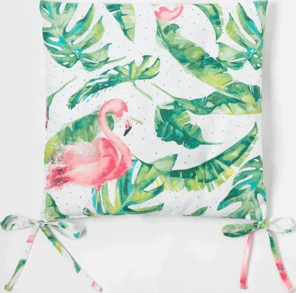 Сидушка на стул "Доляна" Tropical kitchen 42х42х7см, МИКС,100% хл,164 г/м2