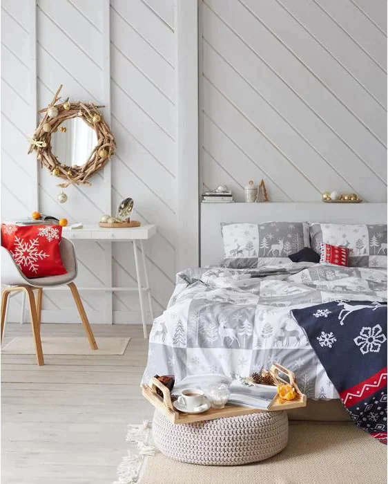 Постельное белье LoveLife 1,5сп " New year forest" 143*215см,150*225см,50*70см-2шт