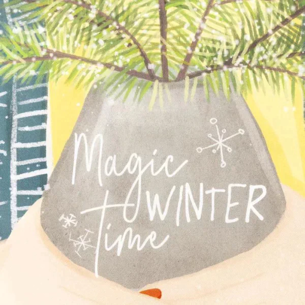 Набор подарочный Magic winter кухонное полотенце, прихватка, силиконовая форма