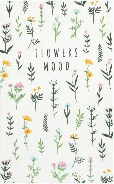 Полотенце "Доляна" Flowers mood 35х60 см, 100% хл, вафля 160 г/м2