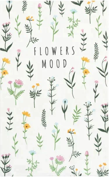 Полотенце "Доляна" Flowers mood 35х60 см, 100% хл, вафля 160 г/м2