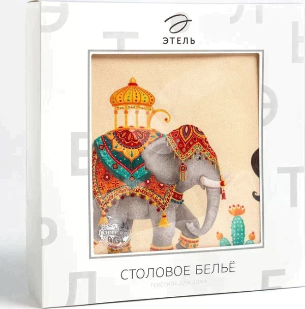 Скатерть "Этель" Нью-Дели 110х145+/-3см,100 % хл, саржа 190 гр/м2