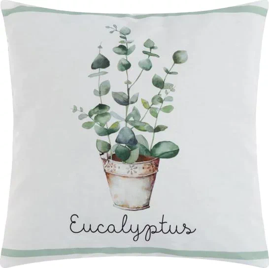 Наволочка декоративная "Этель" Eucalyptus (вид 2),  40 х 40 см, 100% хлопок