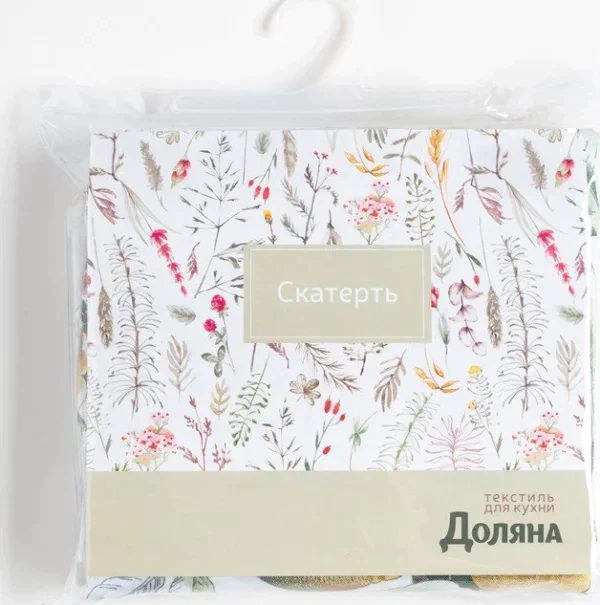 Скатерть Доляна Lemon paradise 145х220 см, 100% п/э