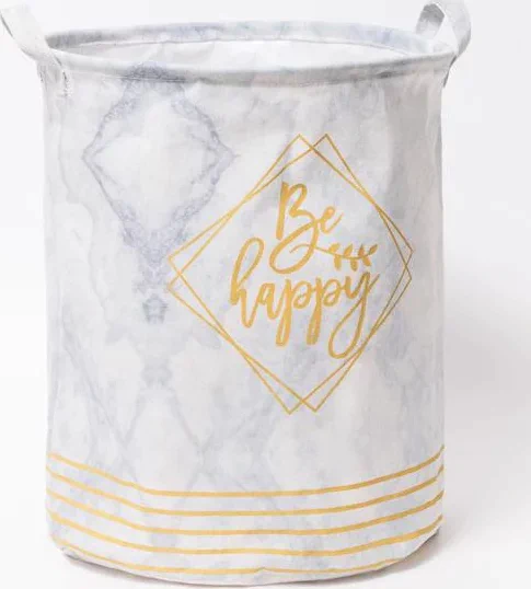 Текстильная корзинка Этель Be happy, 35х45 см