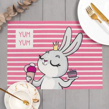Салфетка на стол "Yum yum", ПВХ, 40*29 см