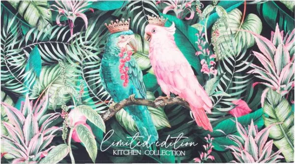 Полотенце "Этель" Tropical parrots 40х73 см, 100% хл, саржа 190 гр/м2