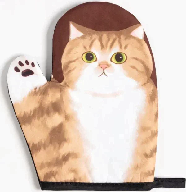 Варежка Доляна Котики "Муся" 24*18 см, 100% п/э