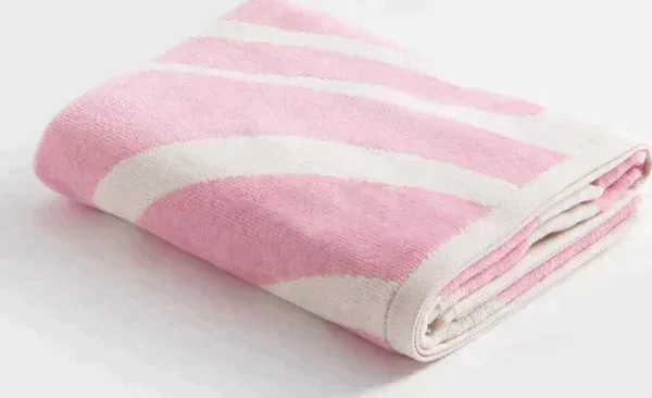 Полотенце махровое Этель Zebra розовый, 50х90 см, 100% хл, велюр, 420 гр/м2