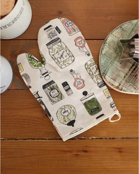 Варежка-прихватка "Этель" Kitchenware  20х27см,100% х/л, саржа 190 г/м2