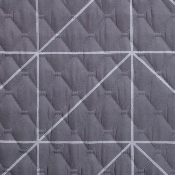 Покрывало "Этель" евро Grey haze, 230х210 см, микрофибра