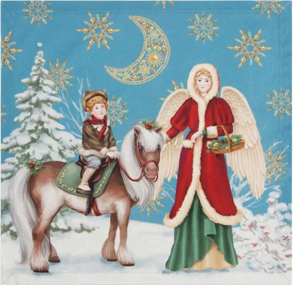 Новогодний набор салфеток Этель Christmas time, 40х40см 4 шт