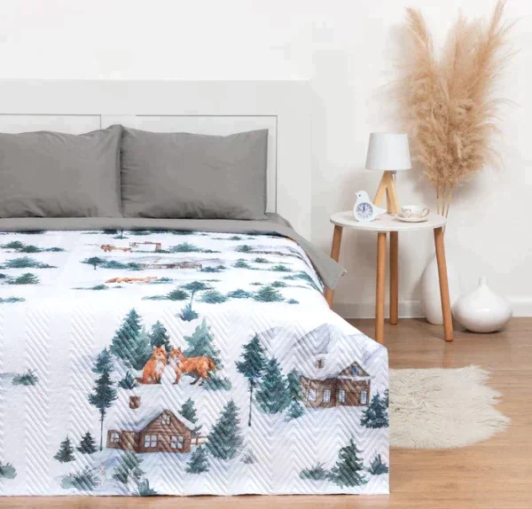 Покрывало Этель Евро Winter village, 230х210 см