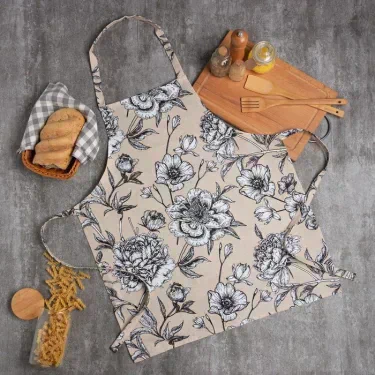 Фартук "Доляна" Blooming garden 60х70 см, 100% хлопок, 164 г/м2