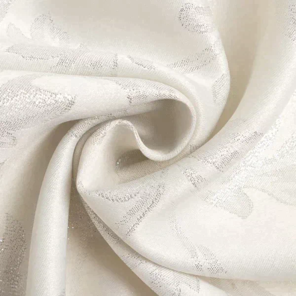 Скатерть Этель "White patterns" цвет белый, 142*220 +/-3 см, 115 ±10 гр,100% п/э